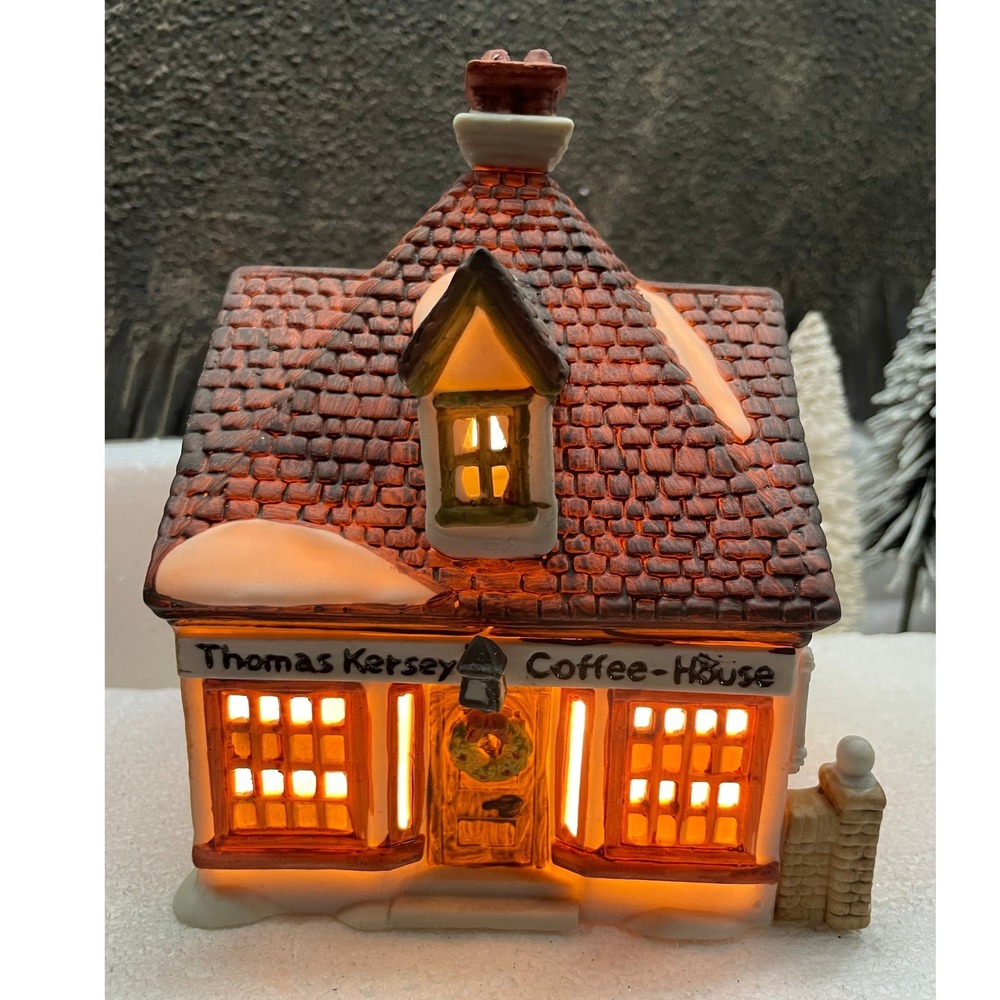 Department 56 Dickens Village THOMAS KERSEY COFFEE HOUSE 6507-2 1986